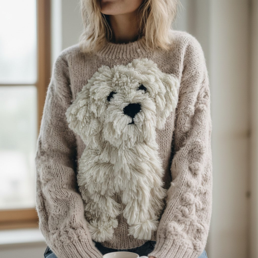 French Style Knit Top, Women's Basic Knitwear Pullover